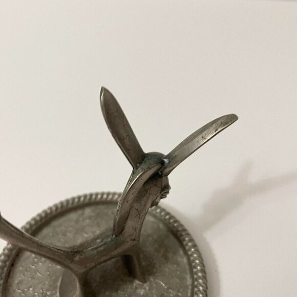 Vintage Seba Mule Donkey Metal Ring Holder Silver Plated Made In England ZBA - Picture 11 of 14